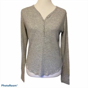 Arizona Jean Co Large Gray Henley f20